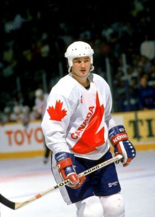 Mario Lemieux Team Canada Canada Cup 1987 8x10 Photo