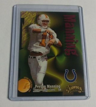 R15,  028 - Peyton Manning - 1998 Skybox Thunder - Rookie - 239 - Colts -