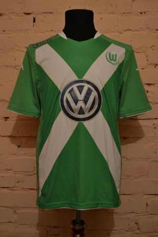 Vfl Wolfsburg Home Football Shirt 2014/2015 Soccer Jersey Trikot Mens M Kappa