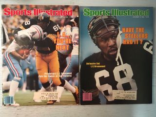 1980 L.  C.  Greenwood Pittsburgh Steelers Sports Illustrated