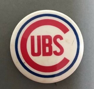 Vintage Chicago Cubs Baseball Pin/pinback 1940s - 1950s