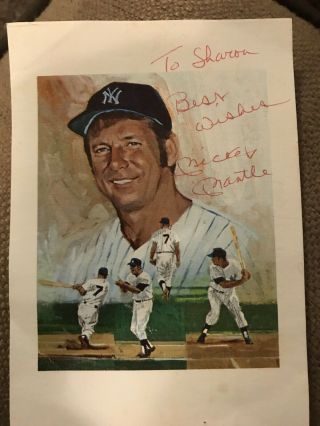 Mickey Mantle Autograph