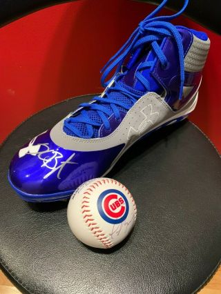 Chicago Cubs Javier Baez Signed Rawlings Mlb Autographed Baseball Lifetime