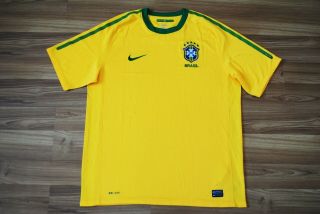 Brasil National Team 2010/2011 Nike Home Football Shirt Jersey Size Large Mens
