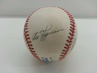 Teddy Higuera Milwaukee Brewers Autograph Signed Oal Baseball