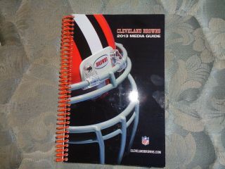 2013 Cleveland Browns Media Guide Yearbook Nfl Football Press Book Program Ad