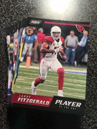2018 Panini Nfl Player Of The Day Set 1 - 40 Cards With Rookie Set R1 - R10