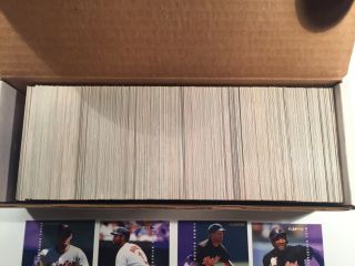 1995 Fleer Baseball Complete Set of 600 Cards EX,  Glossy Finish 2