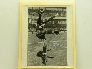 1930s Autographed Photo Of Cliff Battles (football Player For Boston Redskins)
