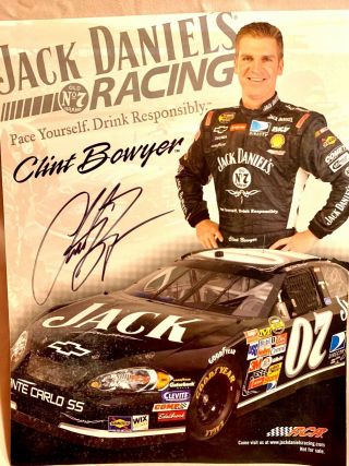 Nascar: 7 Clint Bowyer Autograph - Jack Daniels Racing
