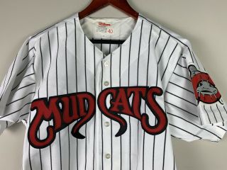 Carolina Mud Cats Baseball Jersey Size 40 2