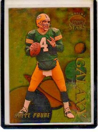 1998 Topps Stars Galaxy Gold G1 Brett Favre Team: Green Bay Packers 05/50