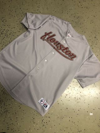 Vintage Houston Astros Lance Berkman Majestic Authentic Baseball Jersey Size 2xl
