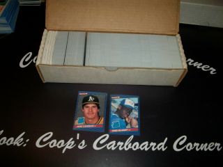1986 Donruss Baseball Complete 660 Card Set Mcgriff Canseco Rc