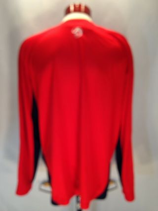 E65 Vtg England Revolution ADIDAS Jersey Size XL Red MLS Long Sleeve 2