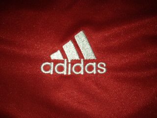 E65 Vtg England Revolution ADIDAS Jersey Size XL Red MLS Long Sleeve 4