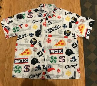 (2) Two Chicago White Sox Hawaiian Shirt Giveaway Size Xl 6/15/19 Sga Never Worn