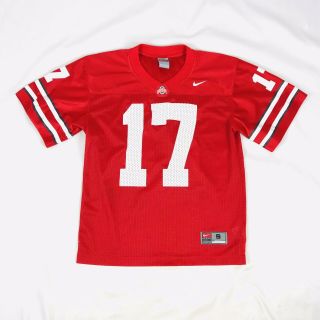 Ohio State Buckeyes Nike Football Jersey Tosu Red Womens Size Small