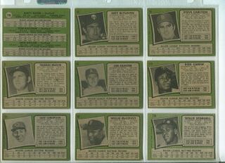 1971 TOPPS BASEBALL COMPLETE 752 - CARD SET VG IN BINDER & PAGES 4