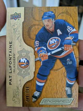 2018 - 19 Upper Deck Ud Engrained Pat Lafontaine 39 York Islanders 249/299