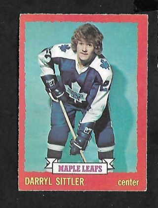 1973 - 74 Opc (o - Pee - Chee) Nhl Hockey: 132 Darryl Sittler,  Toronto Maple Leafs