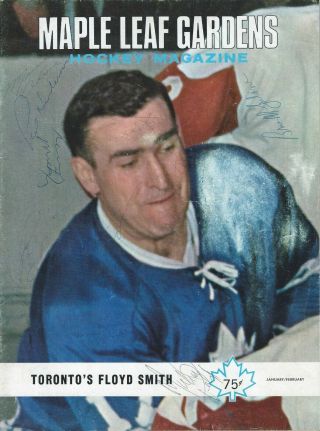 1969 Toronto Maple Leafs Signed Program