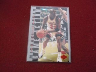 Michael Jordan 1998 Upper Deck Living Legend Game Action Silver G10 58/230