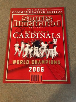 Sports Illustrated St Louis Cardinals 2006 World Series Champions Commemorative