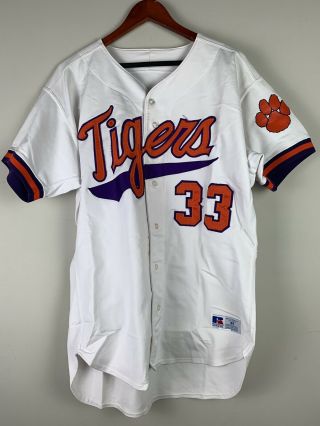 Clemson Tigers Baseball Jersey 33 Size 46
