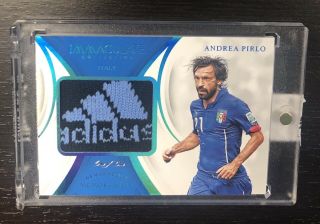 1/1 Andrea Pirlo 2018 - 19 Immaculate Soccer Jumbo Adidas Logo Match Worn Patch