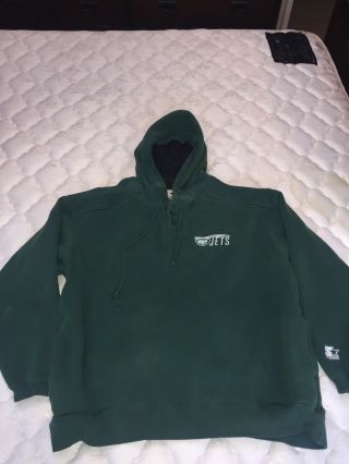 York Jets Vintage Hoodie From Early 90’s Size XL 3