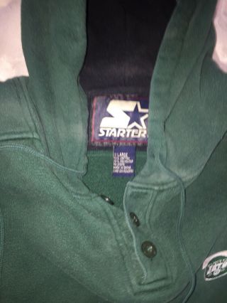York Jets Vintage Hoodie From Early 90’s Size XL 4