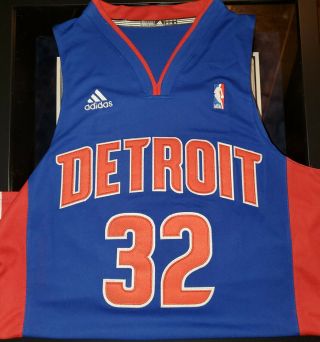 Richard Rip Hamilton Autographed Detroit Pistons Jersey w/COA 4