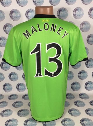 Celtic 2010 2011 13 Maloney Away Football Soccer Shirt Jersey Trikot Maglia M