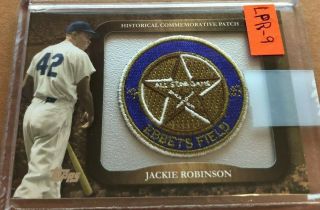 2009/09 Topps Historical Commemorative Patch 1949 All Star Game Jackie Robinson