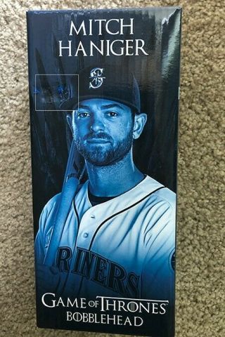 2019 Mitch Haniger Game Of Thrones Bobblehead Seattle Mariners