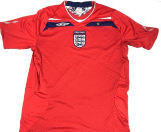 Umbro England Football Shirt Soccer Jersey Men 