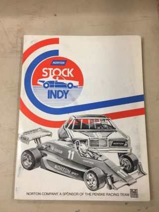 1980 Cart Indy 500 Bobby Unser Rick Nears Mario Andretti Team Penske Press Kit