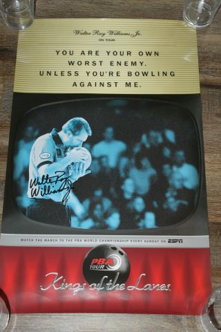 Walter Ray Williams,  Jr.  Pba Tour Bowling Poster - Autographed