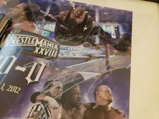 WWE Autographed Undertaker Memorabilia 4