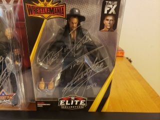 WWE Autographed Undertaker Memorabilia 5