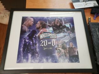 WWE Autographed Undertaker Memorabilia 7