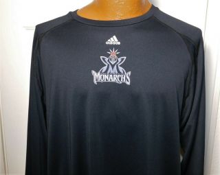 Vtg Sacramento Monarchs Wnba Basketball Adidas Long Sleeve Jersey Shirt Men 