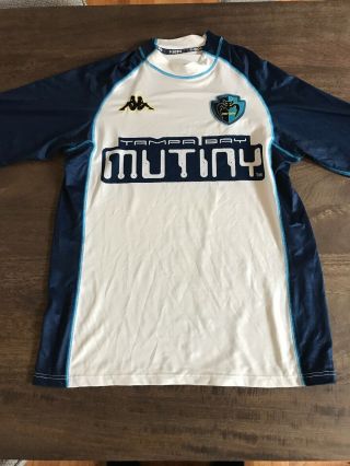 Vintage Mls Tampa Bay Mutiny Kappa 2001 Soccer Jersey - Size L - Football Vtg