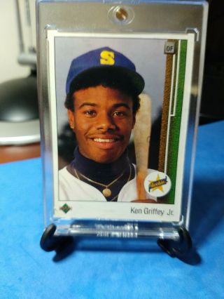 1989 Upper Deck Ken Griffey Jr Hof Mariners 1 Baseball Card Rookie Gradable