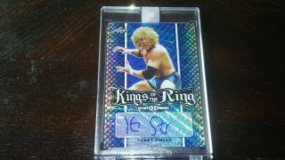 Kenny Omega 2018 Leaf Sports Heroes Kings Of The Ring Auto Blue 8/10 Autograph