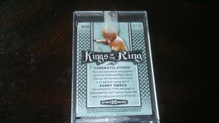 KENNY OMEGA 2018 LEAF SPORTS HEROES KINGS OF THE RING AUTO BLUE 8/10 AUTOGRAPH 2