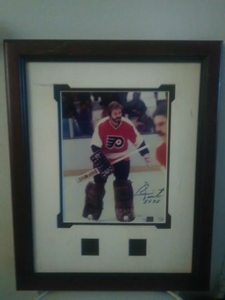 Nhl Philadelphia Flyers Bernie Parent Autograph Signed 8x10 Photo W/coa