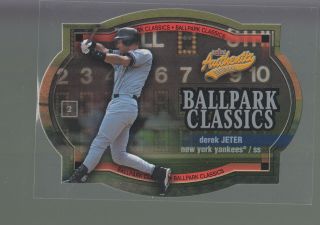 2003 Fleer Authentix Ballpark Classics 1 Of 10 Bc Derek Jeter York Yankees