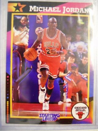 1992 Kenner Starting Lineup Chicago Bulls Michael Jordan Printed Hong Kong